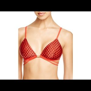 NWT MinkPink Rosewater Triangle Bikini Top